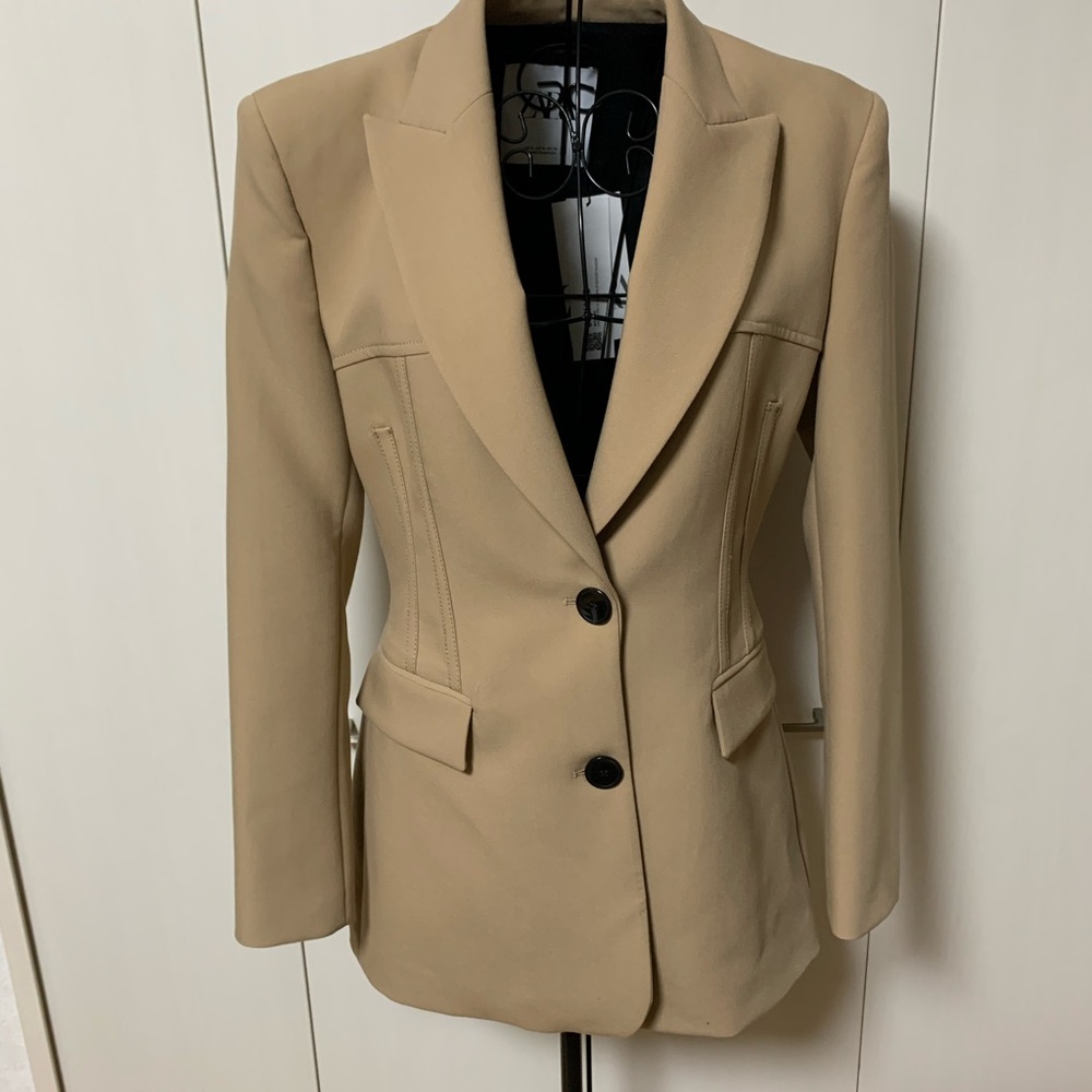 BNWT Zara Tan Blazer Sz M
